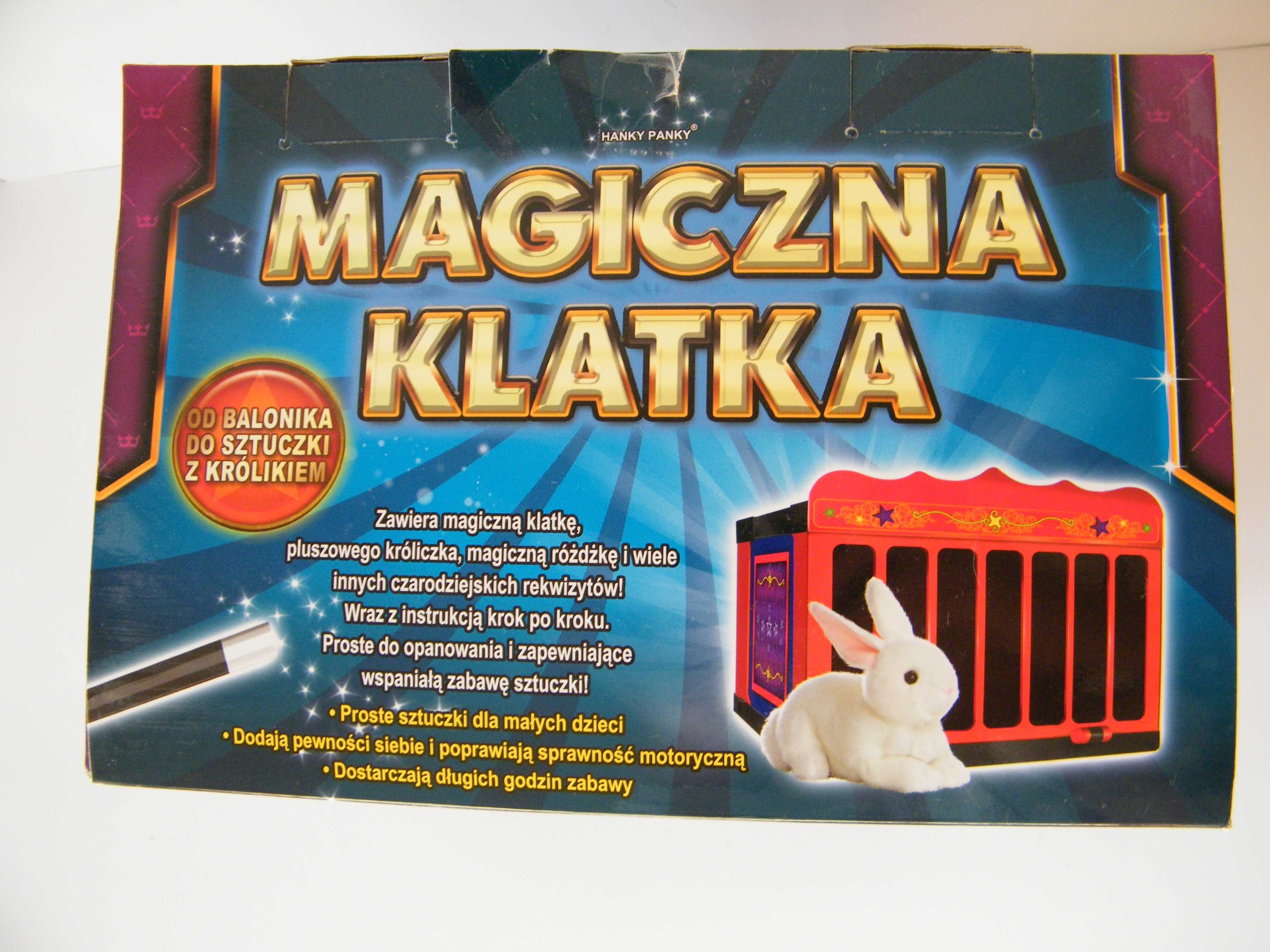 Hanky Panky - Magiczna klatka z królikiem - sztuczki magiczne