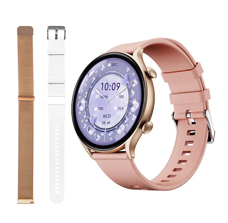 Zegarek damski smartwatch BLOW X19 funkcja rozmowy 3 paski w zestawie