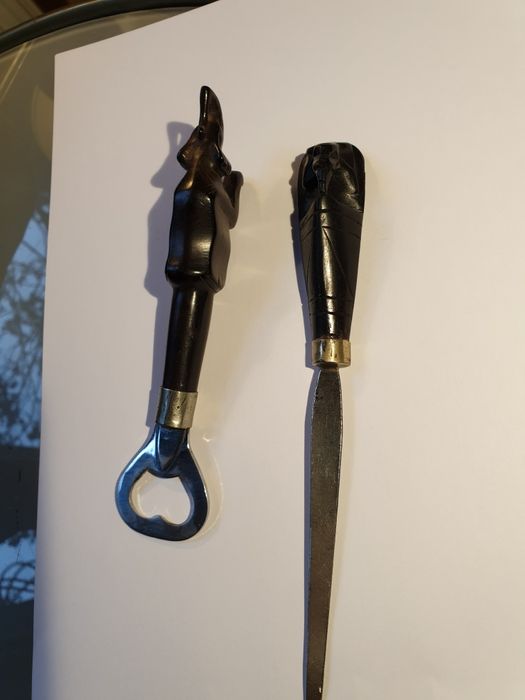 Otwieracz do kapsli + nożyk do gazet SŁOŃIE