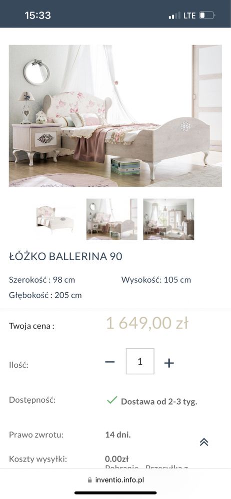 Szafka nocna Ballerina