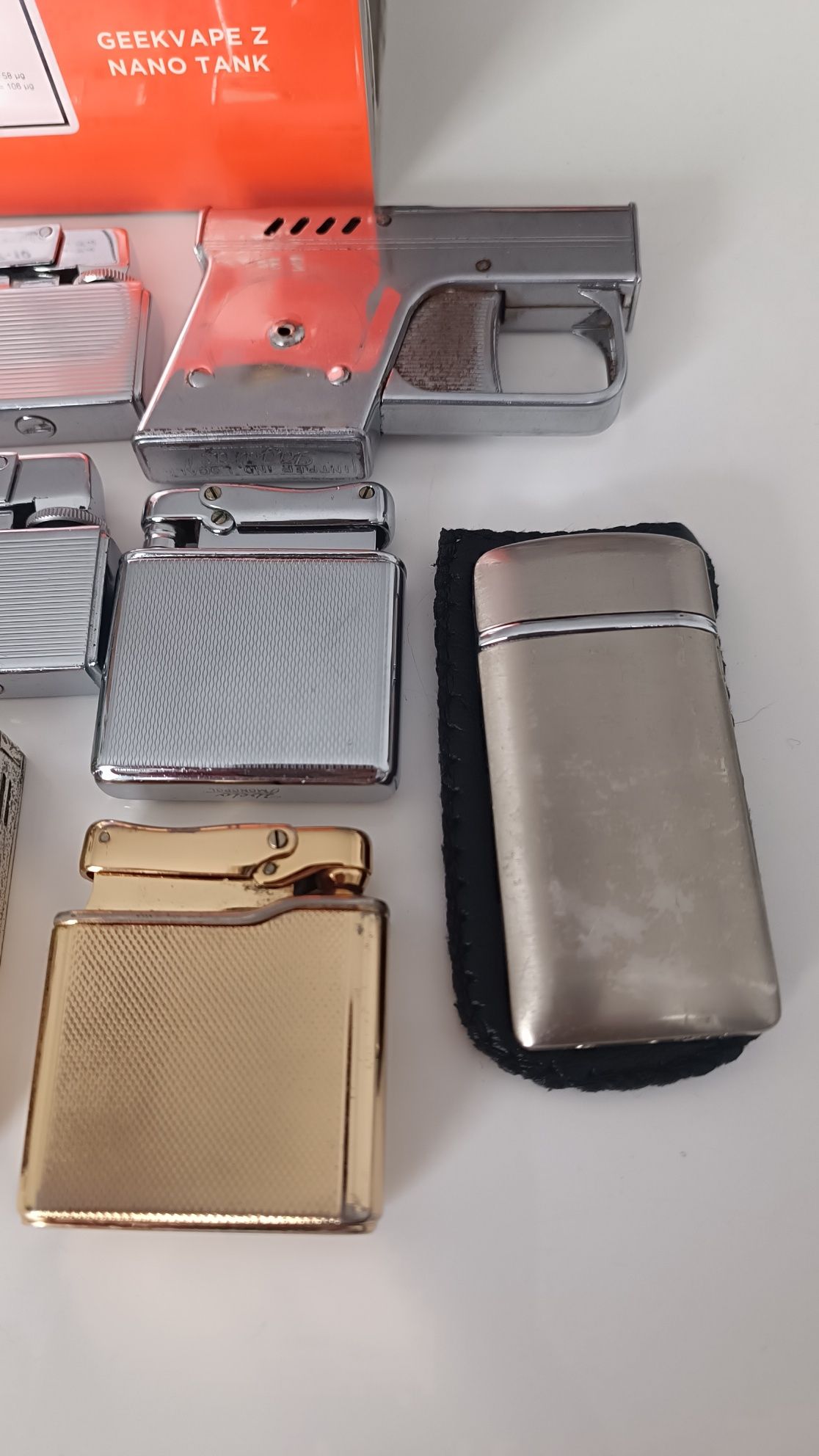 Зажигалки газововые, бензиновые