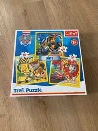 Puzzle Trefl Psi Patrol Marshall, Rubble i Chase 3w1