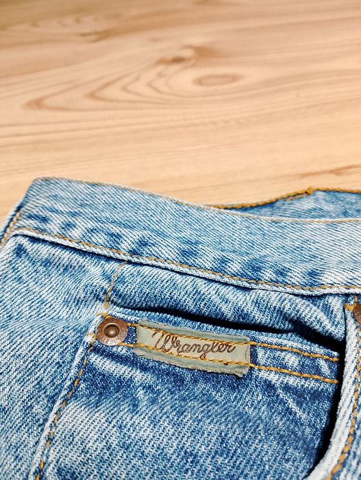 Niebieskie Męskie Spodnie Jeansowe Dżinsowe Wrangler Texas