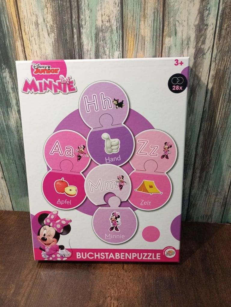 Puzzle do nauki cyferek i słówek po angielsku