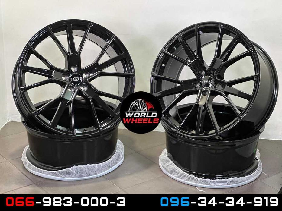 Диски чорні R20 R21 5x112 Audi E-Tron Q8 A6 A7 Q7 Q5 Q5 Q3 VW Touareg