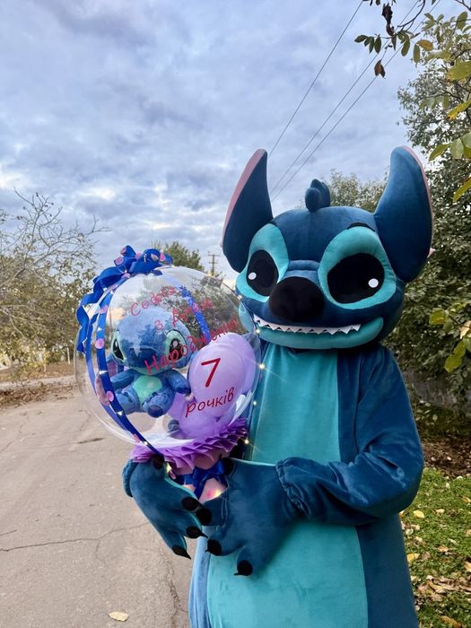 Белый Мишка,  Стич, Лабубу, Пес Патрон, Микки Маус, аниматоры, ростовы