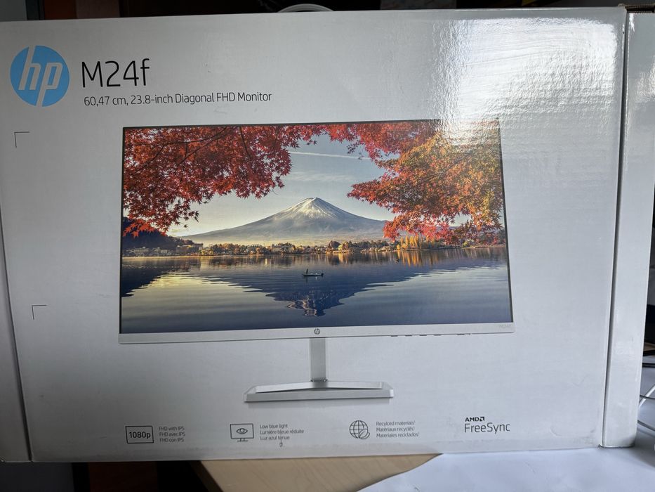 Monitor HP M24f – 23.8” FHD IPS (uszkodzona matryca)