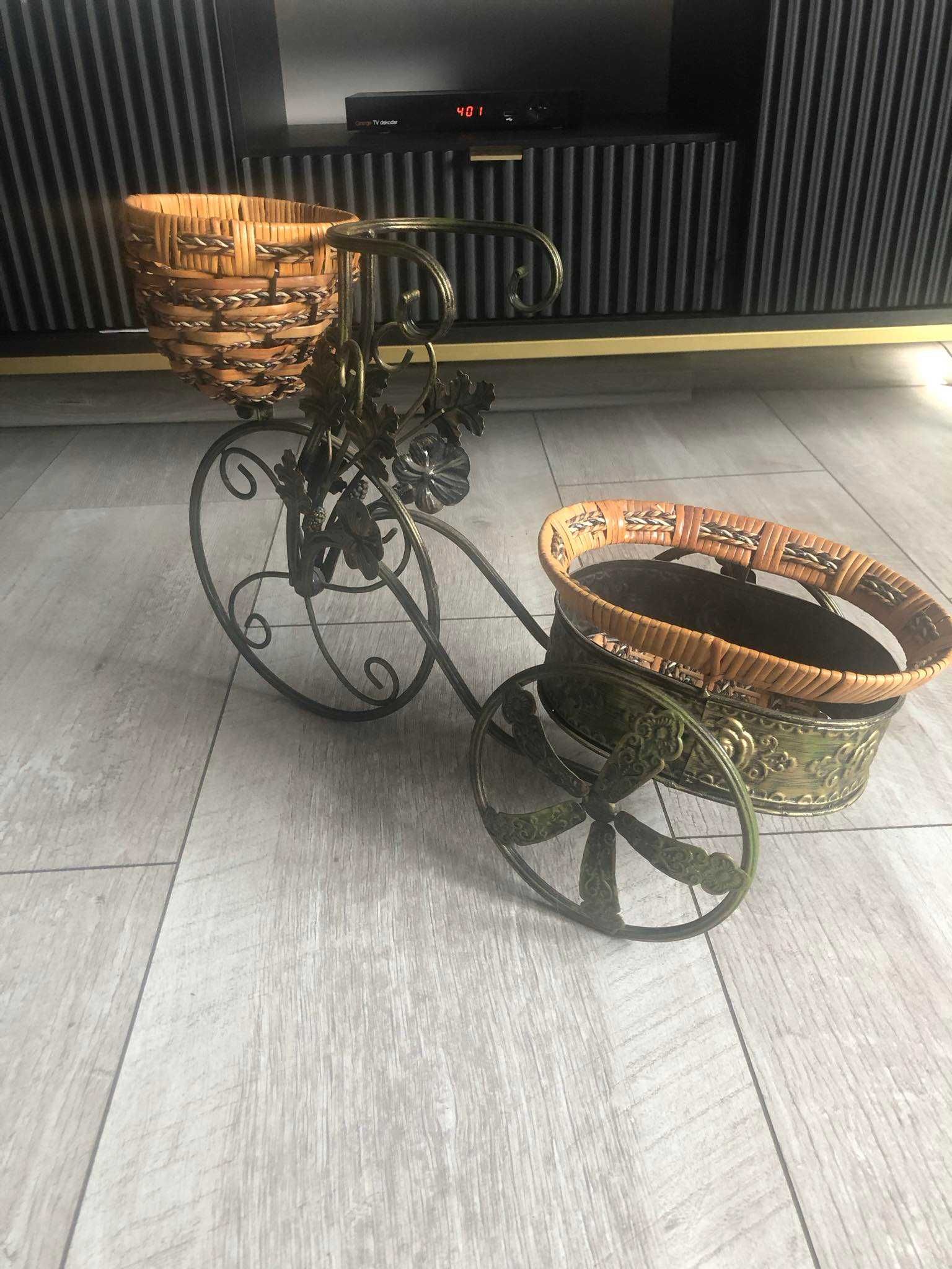 Kwietnik rower na dwa kwiatki