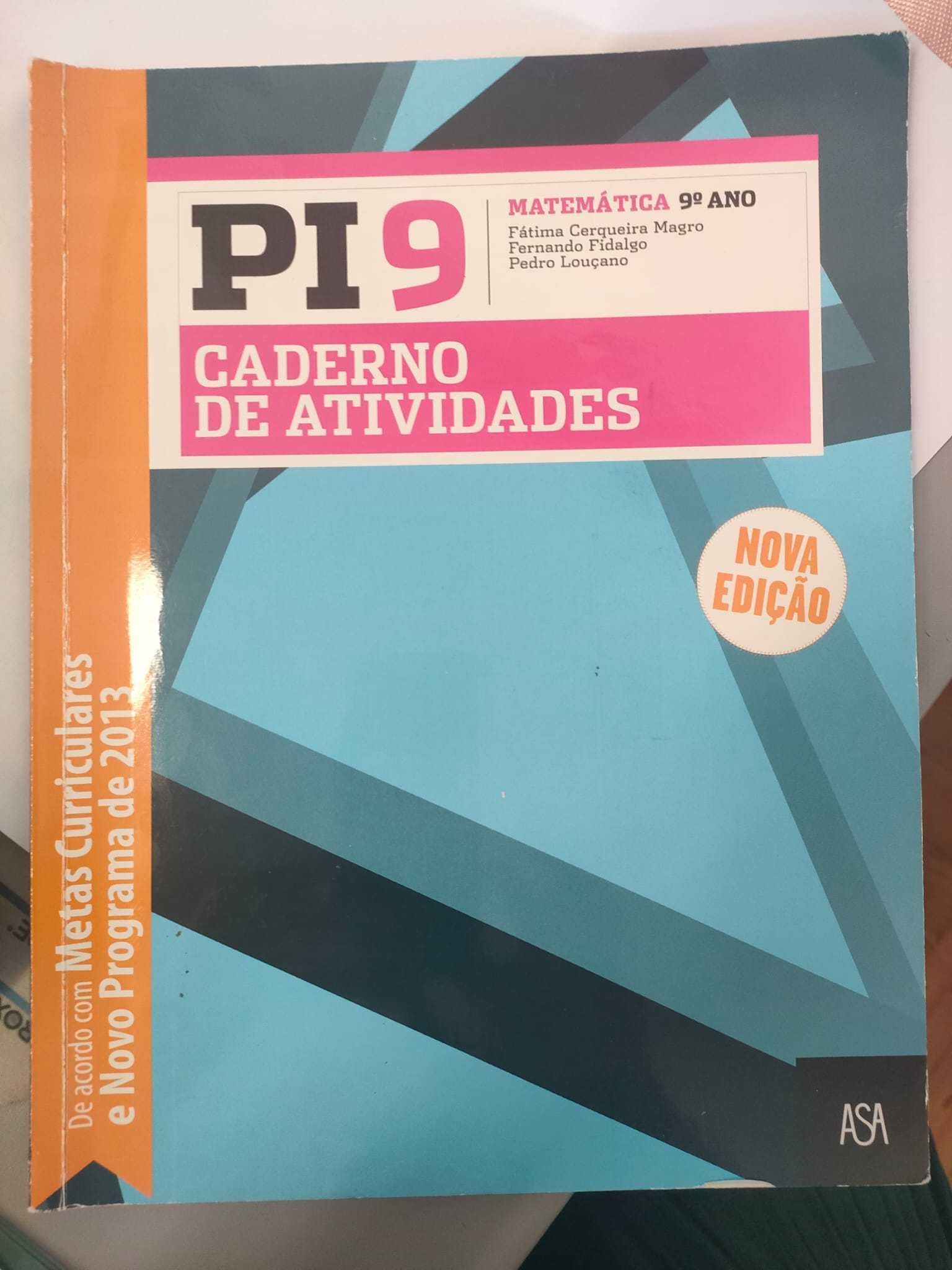 Caderno de Atividades matemática - 9º. Ano