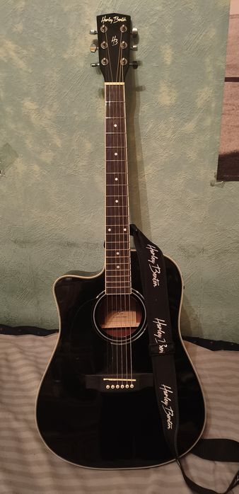 Gitara akustyczna dla leworęcznych Harley Benton D-120CE-LH