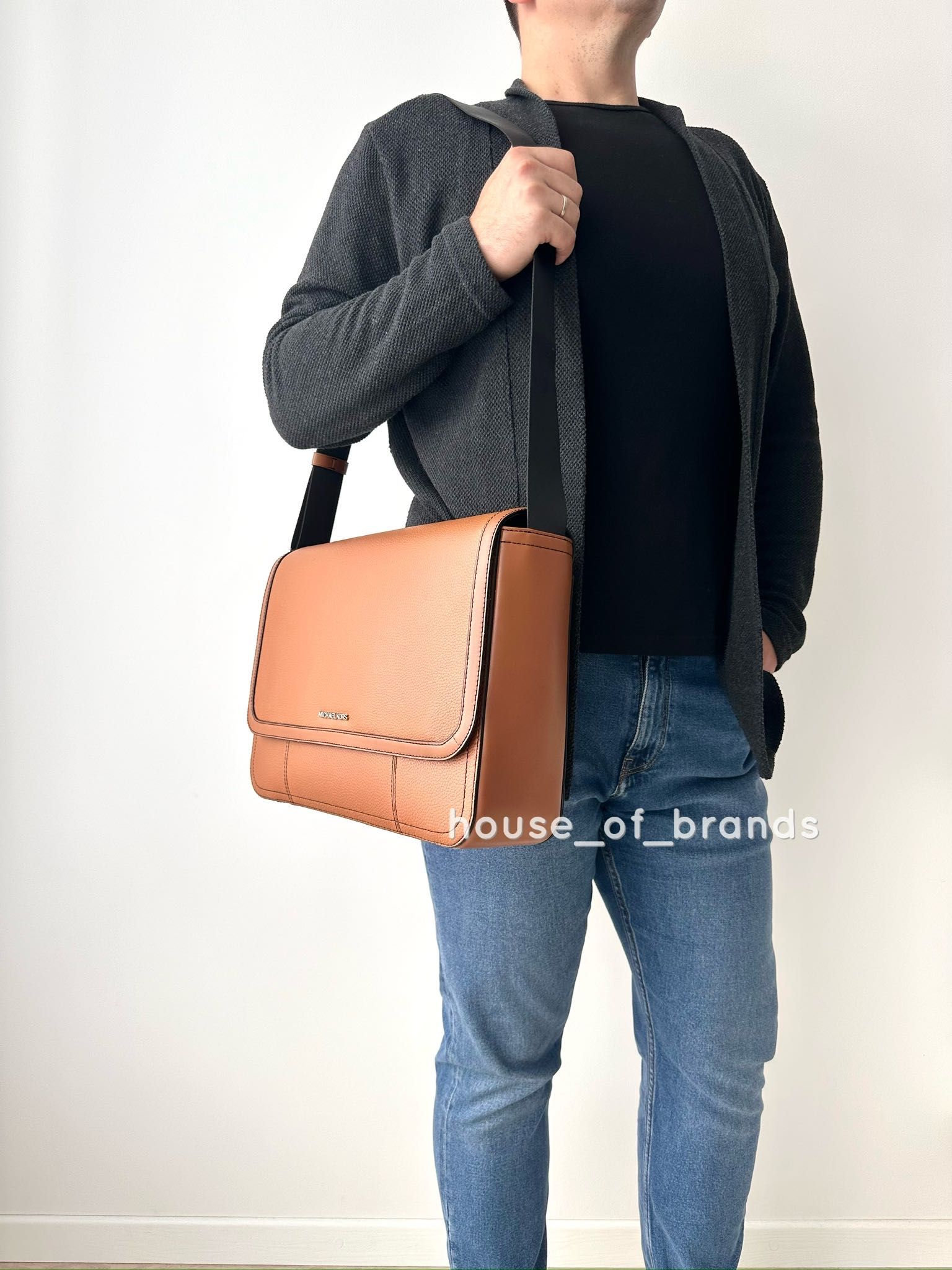MICHAEL KORS Чоловіча сумочка для ноутбука мужская сумка кожаная