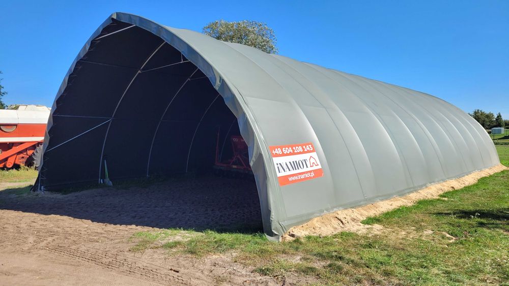 Hala namiotowa 6x15x4,88m magazynowa wiata magazynowa całoroczna