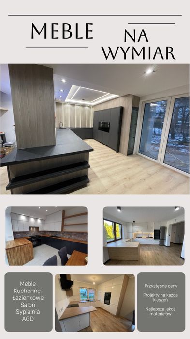 Meble na wymiar. Zapraszamy. Krótkie terminy