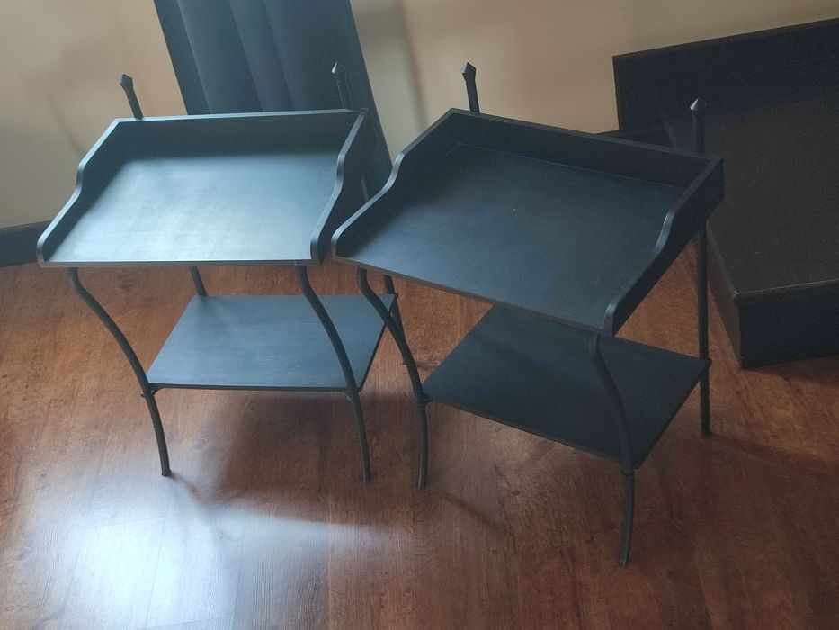 Conjunto móveis CERN (cómoda + mesas de cabeceira) - preto