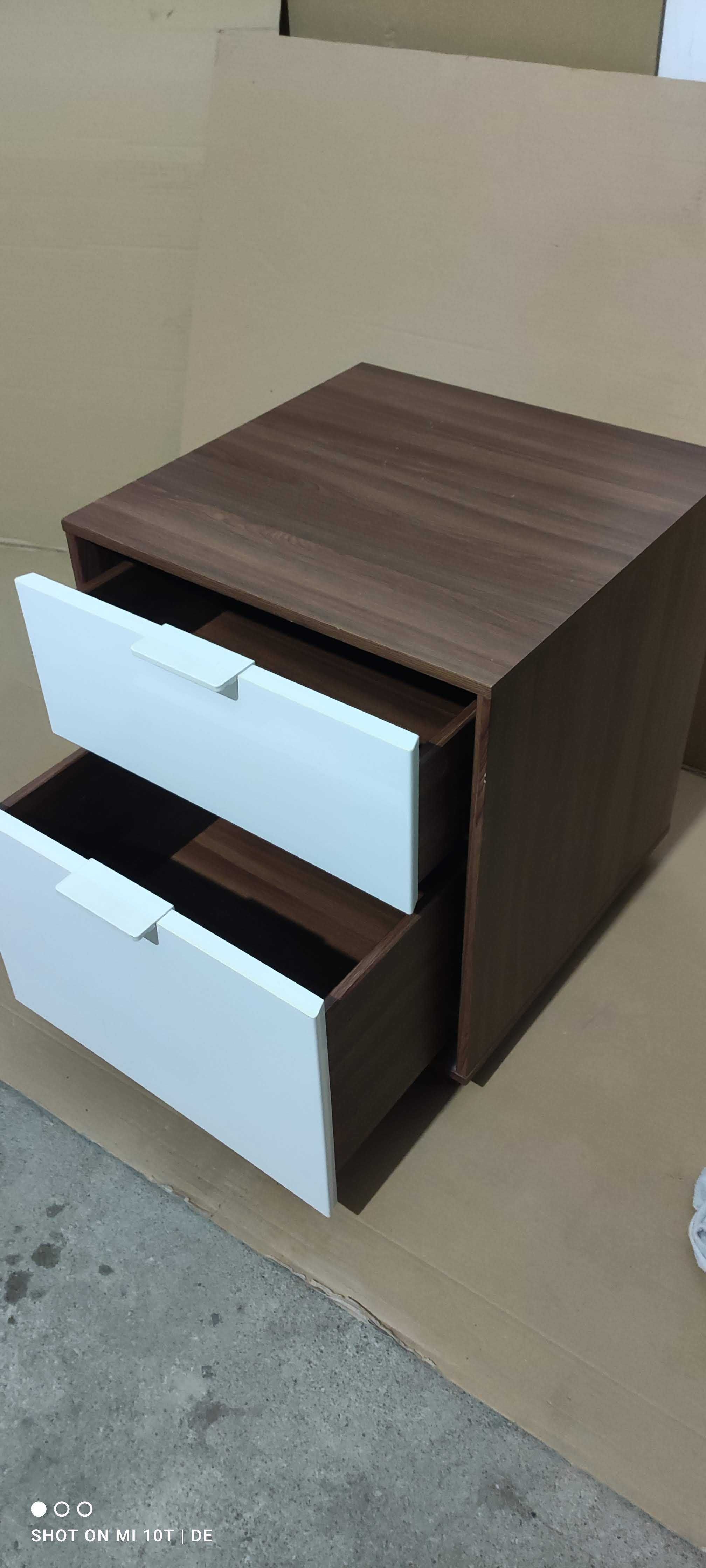 komoda szafka stolik nocny 2 szuflady IKEA NYVOLL 52x45x45