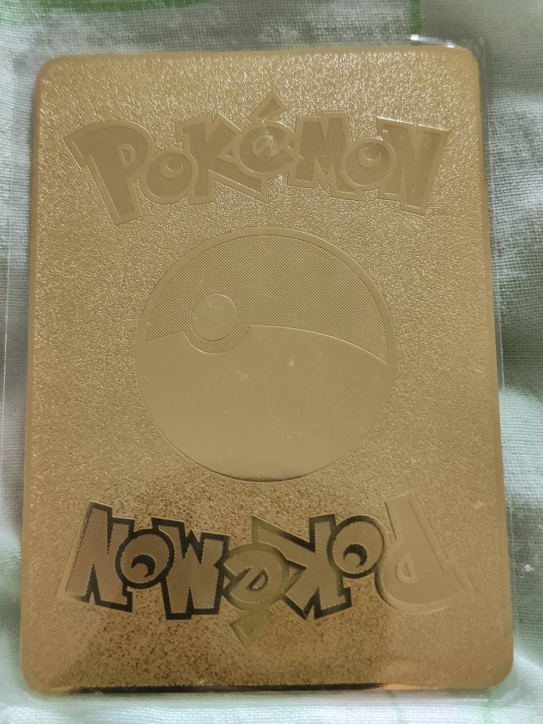 Karta Pokemon Złota Metalowa Charmander