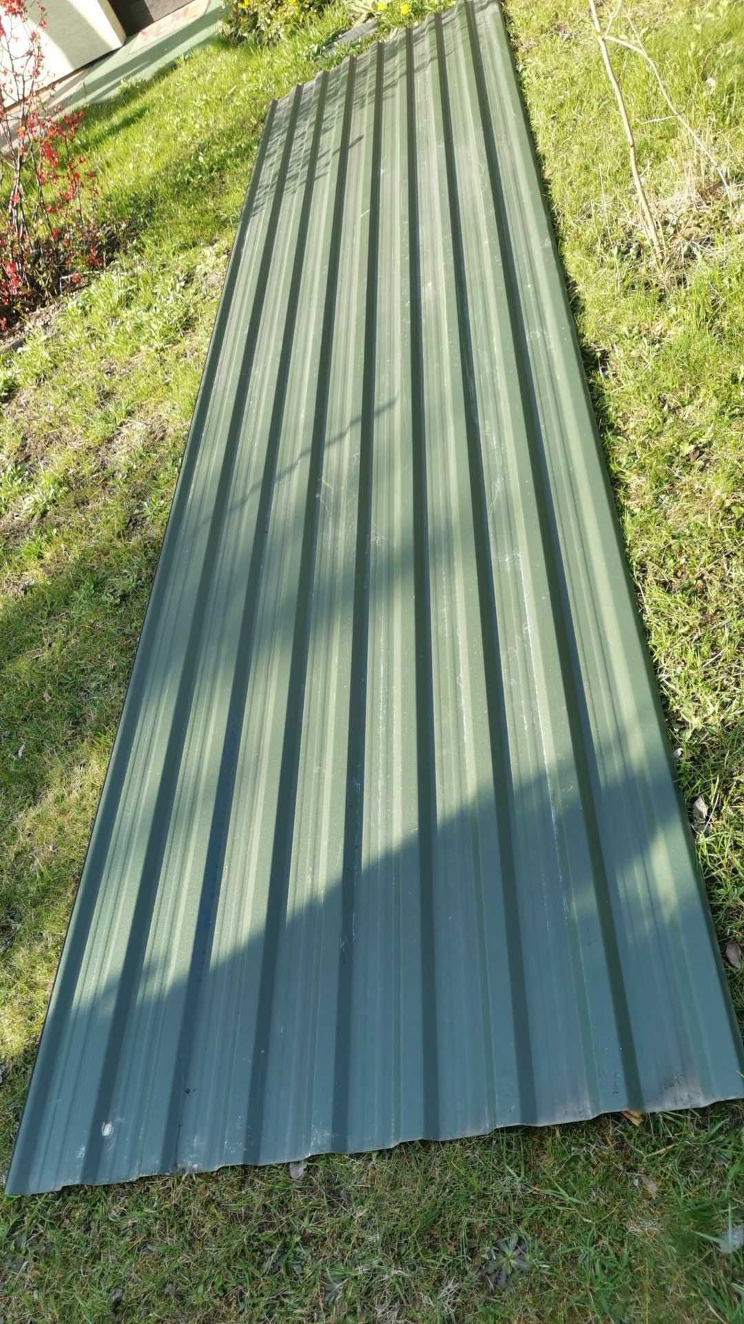 blacha trapezowa blachotrapez T-18DR profil dachowy purmat zielona
