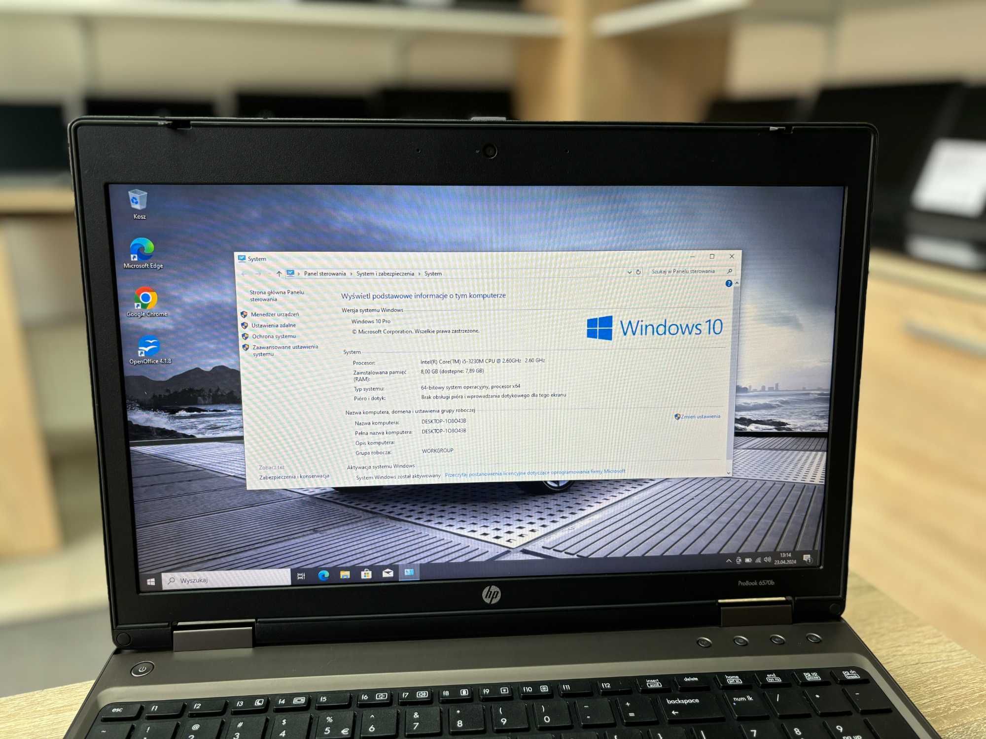 Laptop HP ProBook 6570b - i5-3230M, 8GB ram, dysk SSD, JAK NOWY!