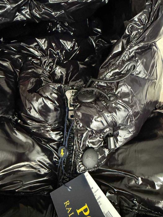 Розпродаж Пуховик  Polo Ralph Lauren Black  глянц