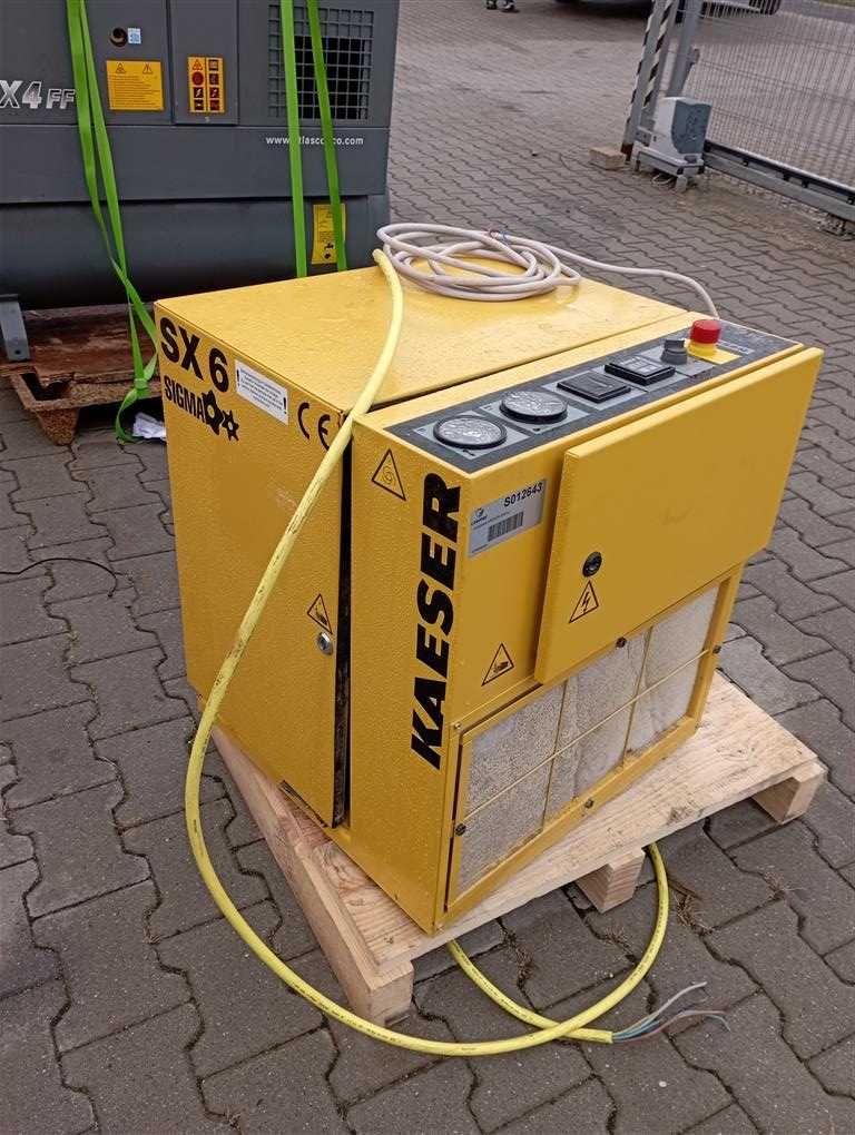 Sprężarka śrubowa kompresor KAESER SX6 4KW 0,75m3 S012643