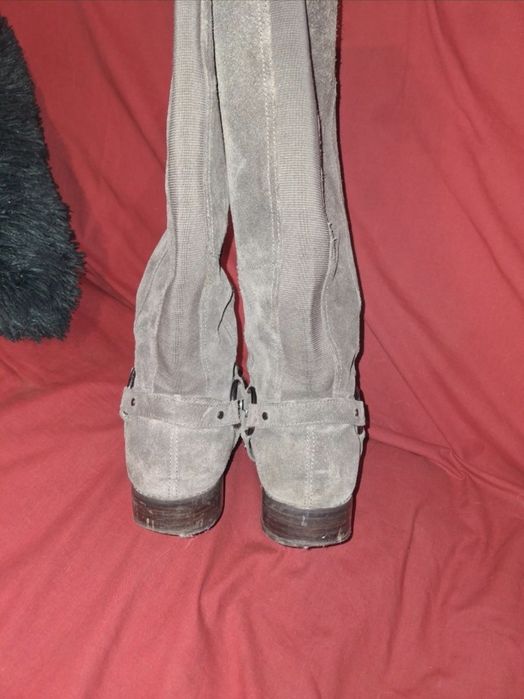 Чоботи з натуральної замші