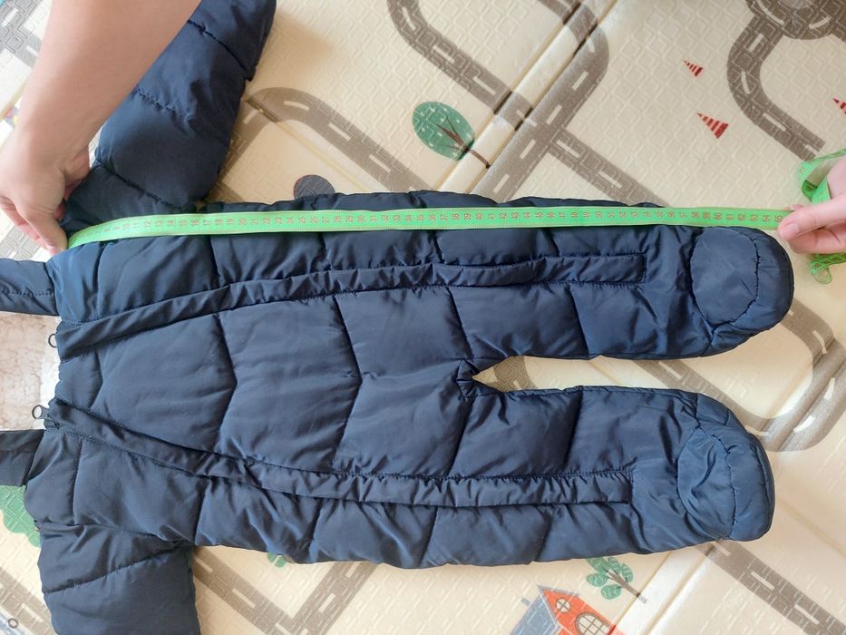 Демісезонний комбінезон Matalan синій розмір 74 (6- 9 міс)