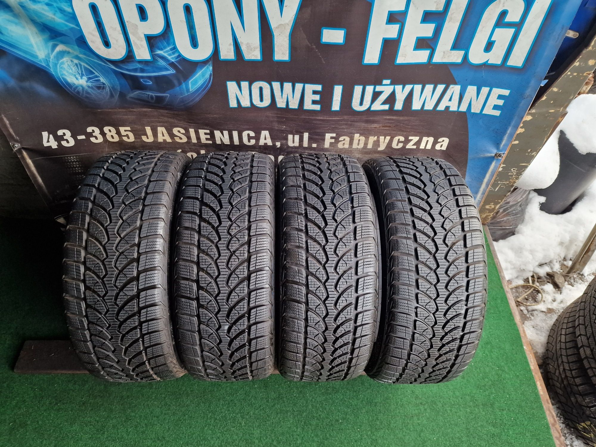 Opony zimowe 225/50/17 Bridgestone Komplet 8.3mm 2021rok jak Nowe