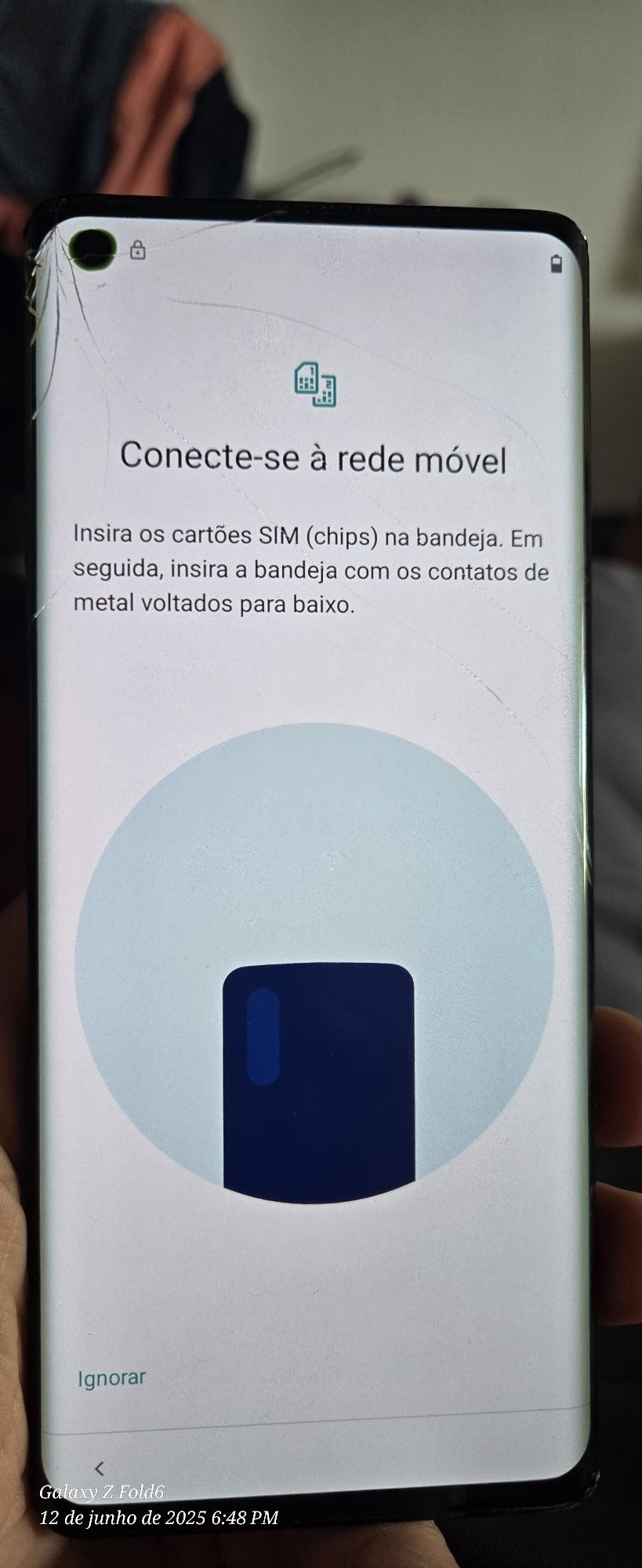 Moto Edge tela OLED