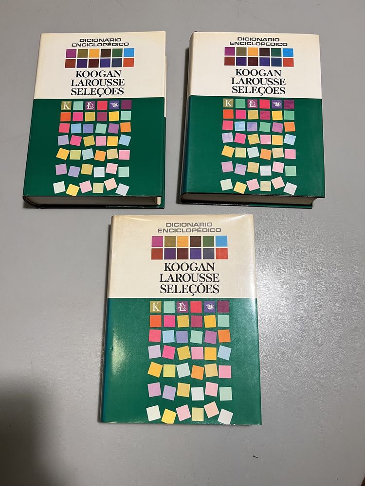 Coleção 3 livros Dicionário Koogan Larouse