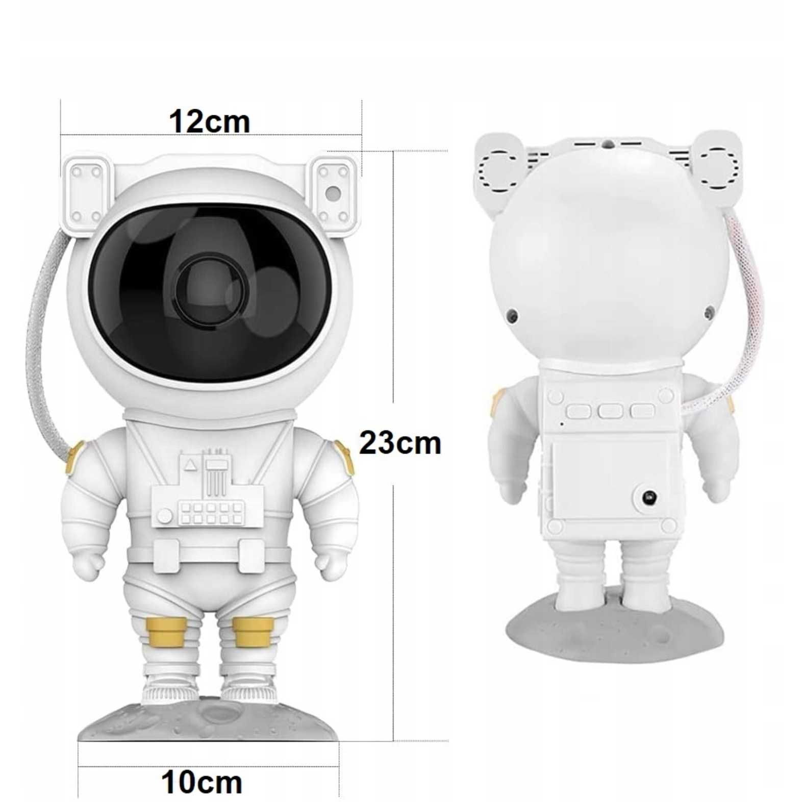 PROJEKTOR GWIAZD astronauta mini PROJEKTOR lampka nocna (OKAZJA!)