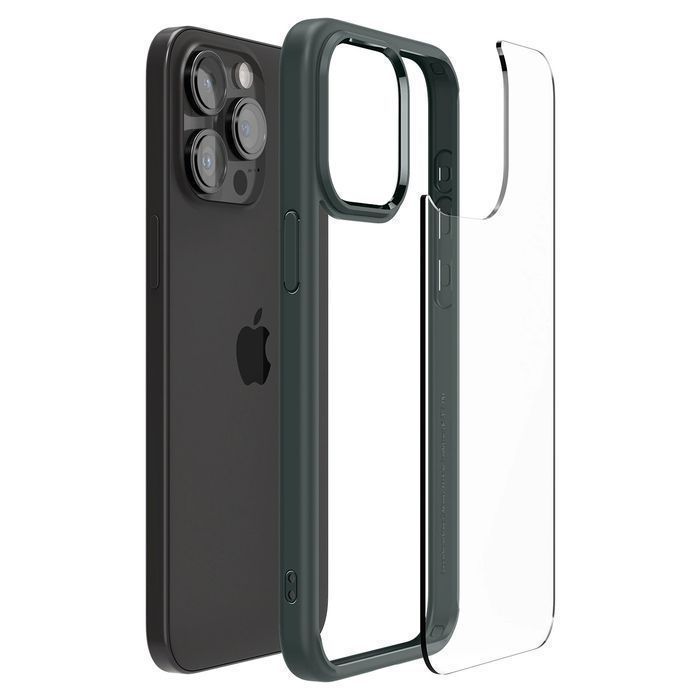 Etui Spigen Ultra Hybrid Do Iphone 15 Pro Max - Ciemnozielone