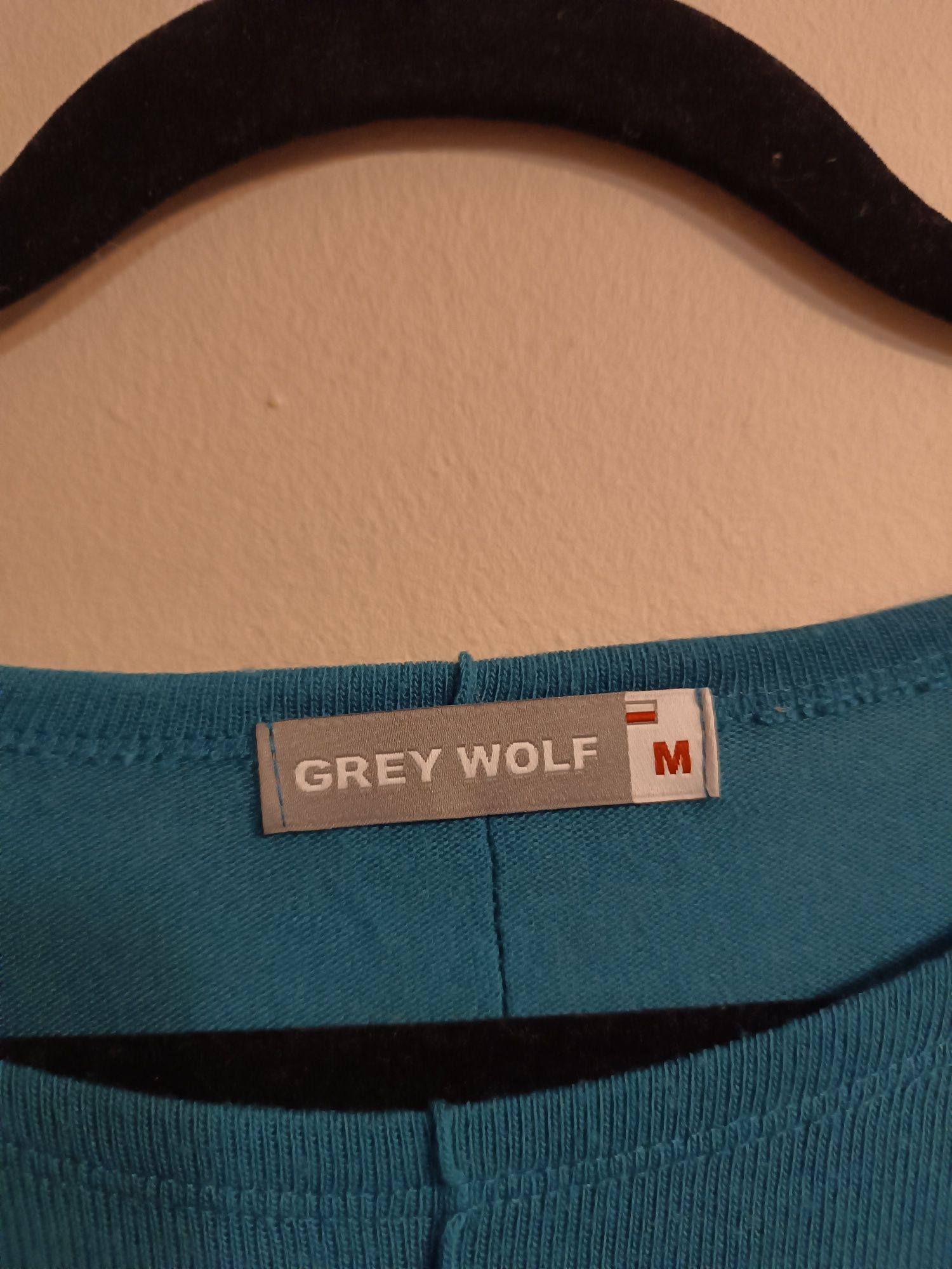 Bluzka sweterkowa niebieski morski rozmiar M grey wolf