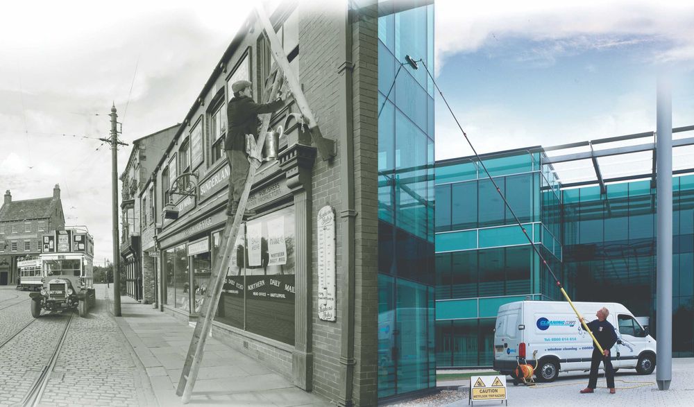 Mycie elewacji i kostki brukowej