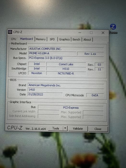 Комплект Asus Prime H510M-A s1200 x Pentium Gold G6405 x 8 RAM