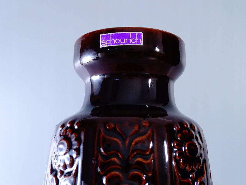 lata 60 piękny duży wazon ceramiczny