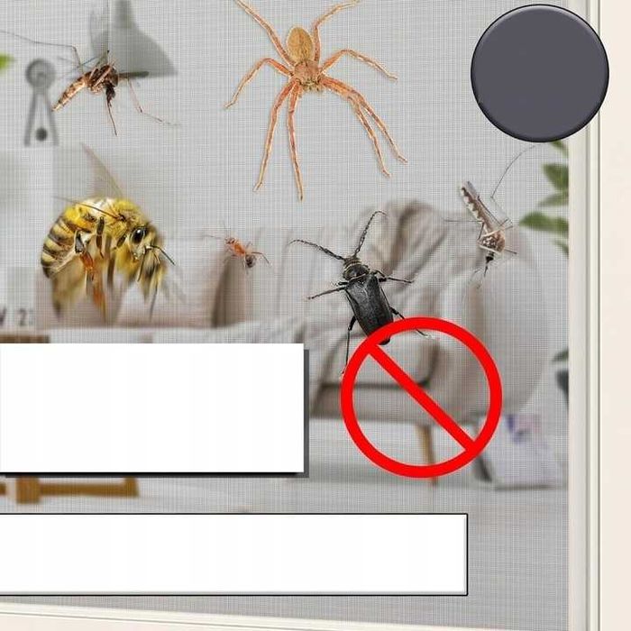 Moskitiera Na Okno Bez Wiercenia i Srub Mozliwosc Przyciecia