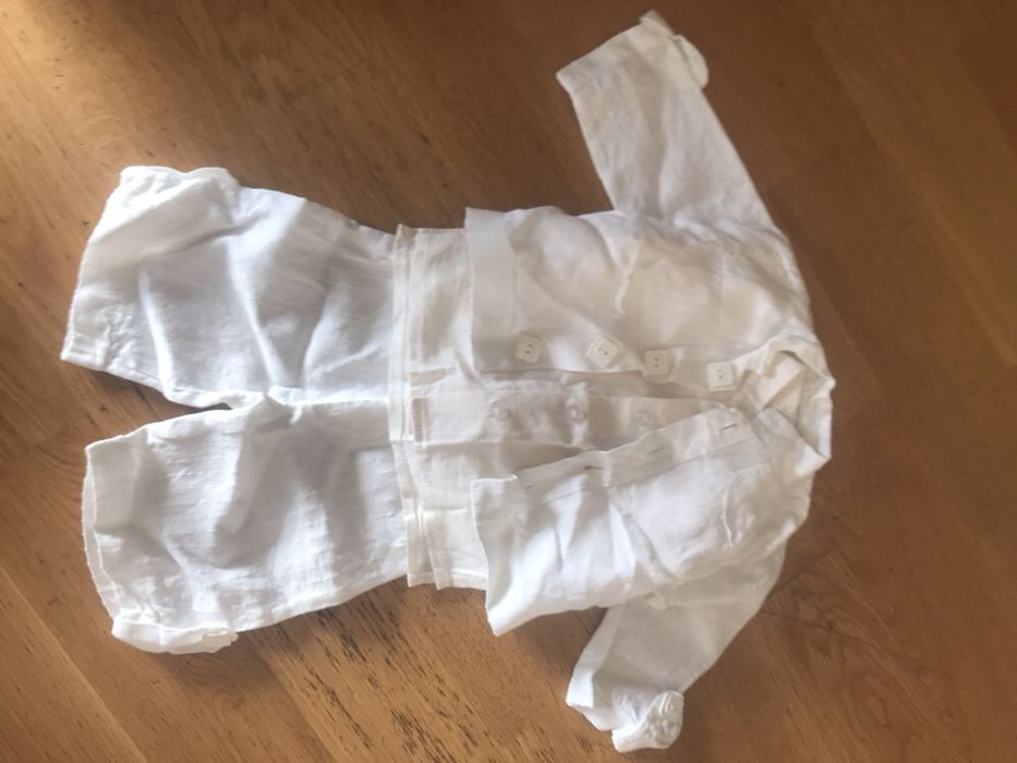 Strój do chrztu dla chłopca 68 cm, idealny na upały