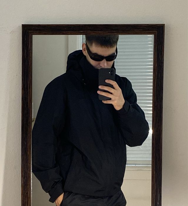 (XXL) THE NORTH FACE Черная курточка на мембране весенняя осенняя tnf