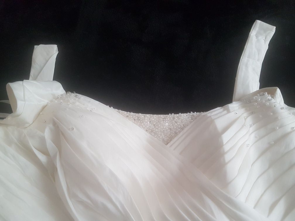 Vestido de noiva 100% seda