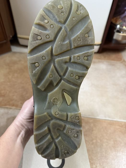 Чоловічі ботінки Ecco з натурального замшу і шкіри