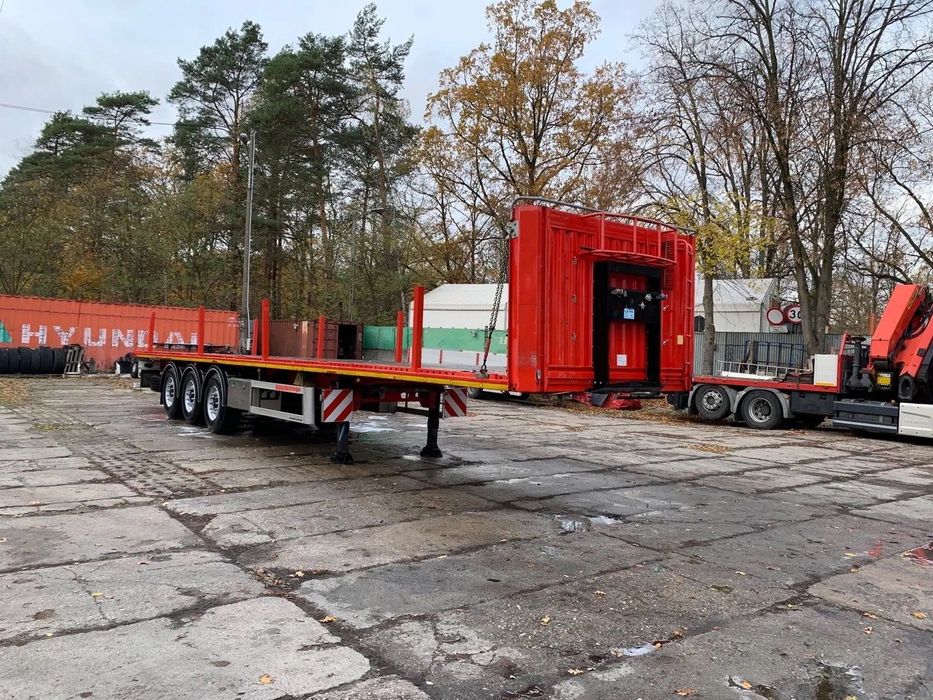 Kassbohrer Maxima  Naczepa Platforma Stan idealny! Przebieg 49000km! Ocynk! Twistlock!