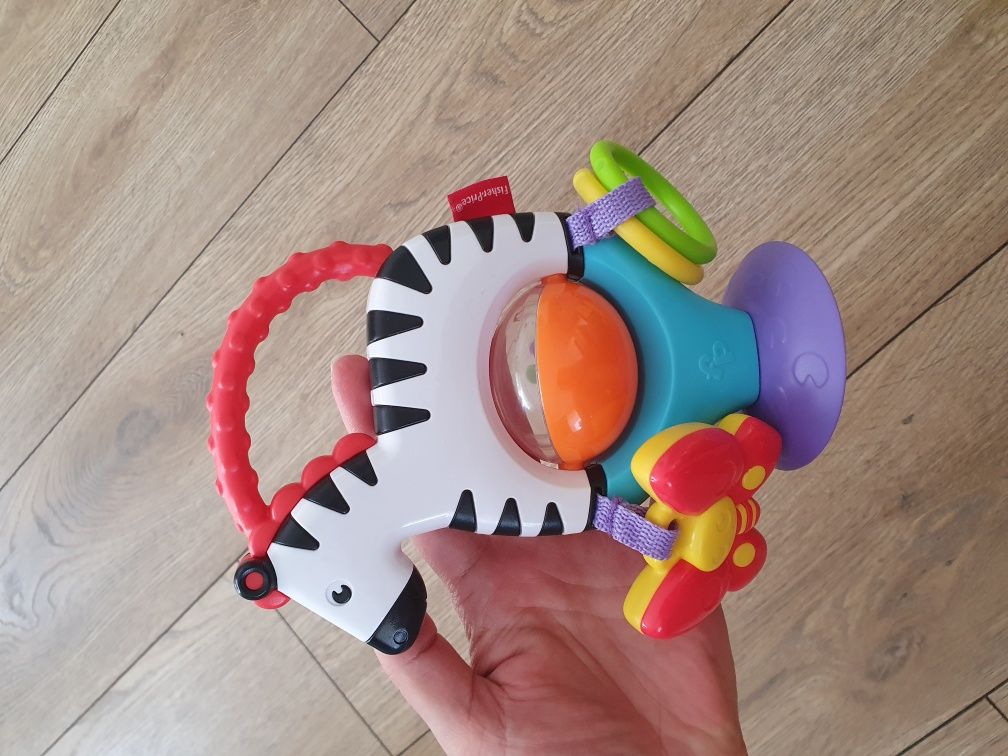 Zebra Fisher Price grzechotka