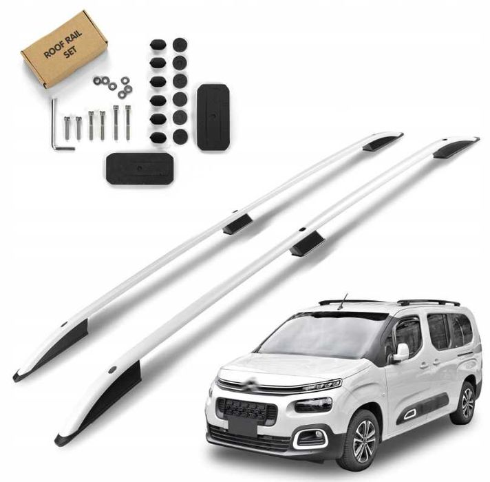 Relingi dachowe bagażnik do CITROEN BERLINGO III 2018- SHORT | KRÓTKI