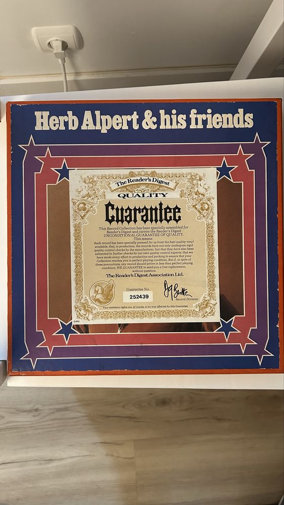 Disco Vinil “Bacharach – In Person” – Herb Alpert & His Friends