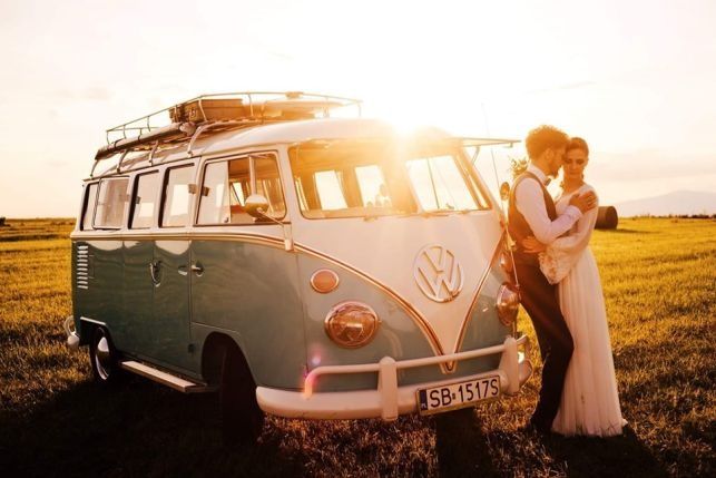 Bulik, Ogórek, auto do ślubu, boho, eventy