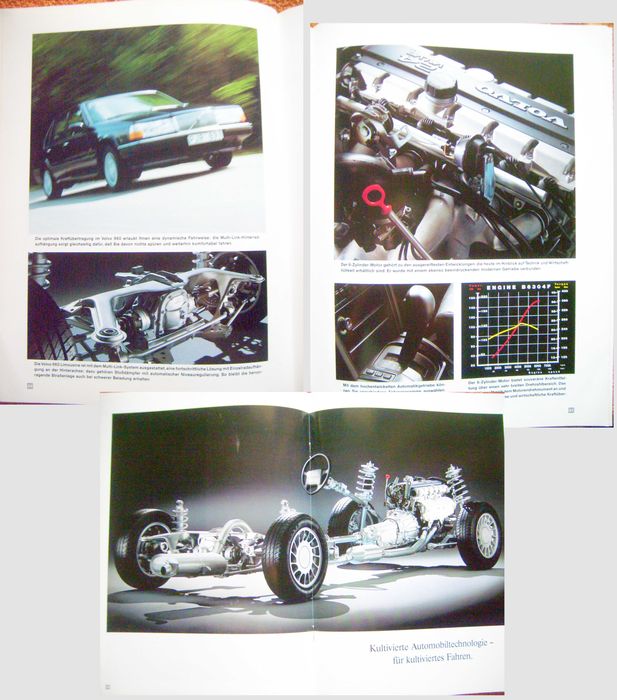 VOLVO 960 Limousine + Executive & Kombi 1994 - prospekt 42 str., BDB-