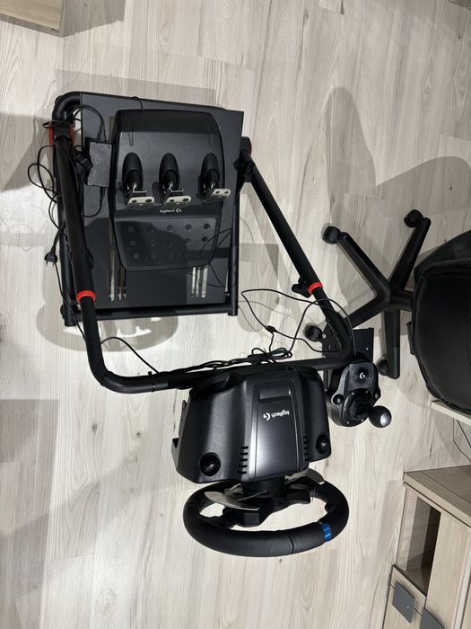 Logitech g29 + shifter i stojak