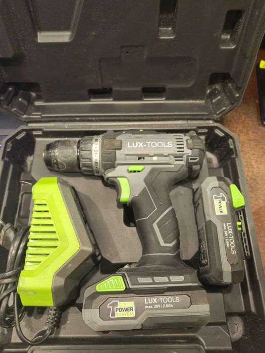 LUX-Tools Wiertarko-wkrętarka akumulatorowa A-BS-20 Set 2xaku