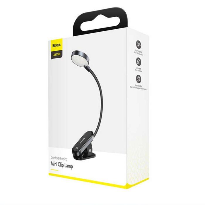 Светодиодная LED лампа для чтения книг на аккумуляторе BASEUS
