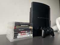 Ps3 FAT 80GB + gry i pad